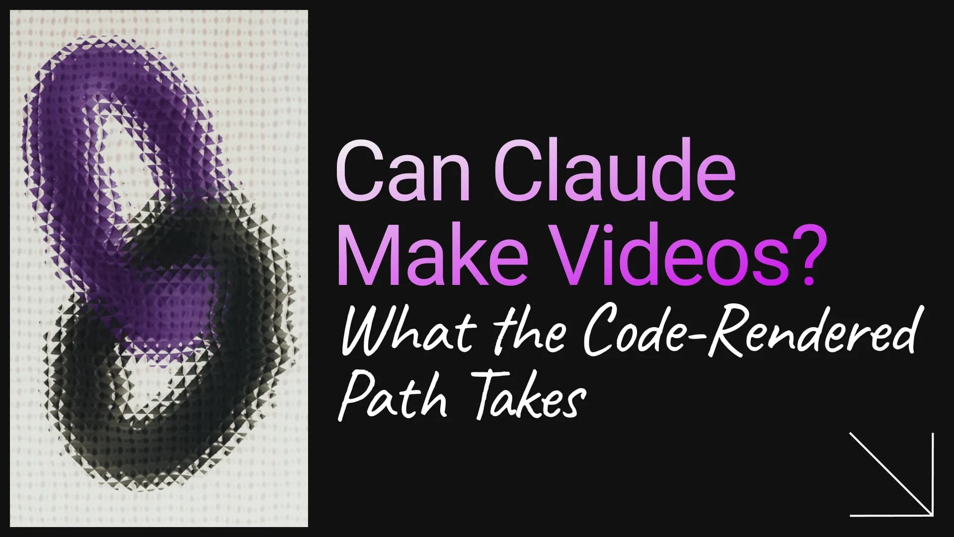 Can Claude Make Videos? What the Code-Rendered Path Takes