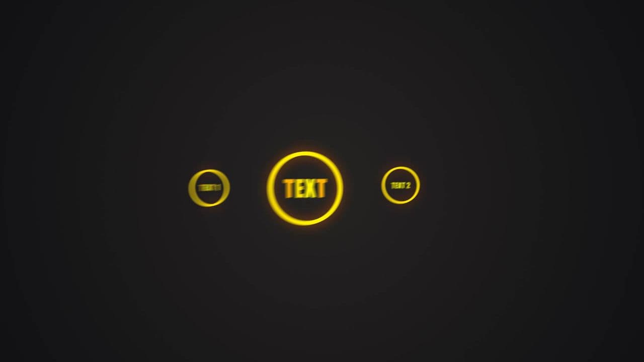 Golden Glow 3-Text Shift