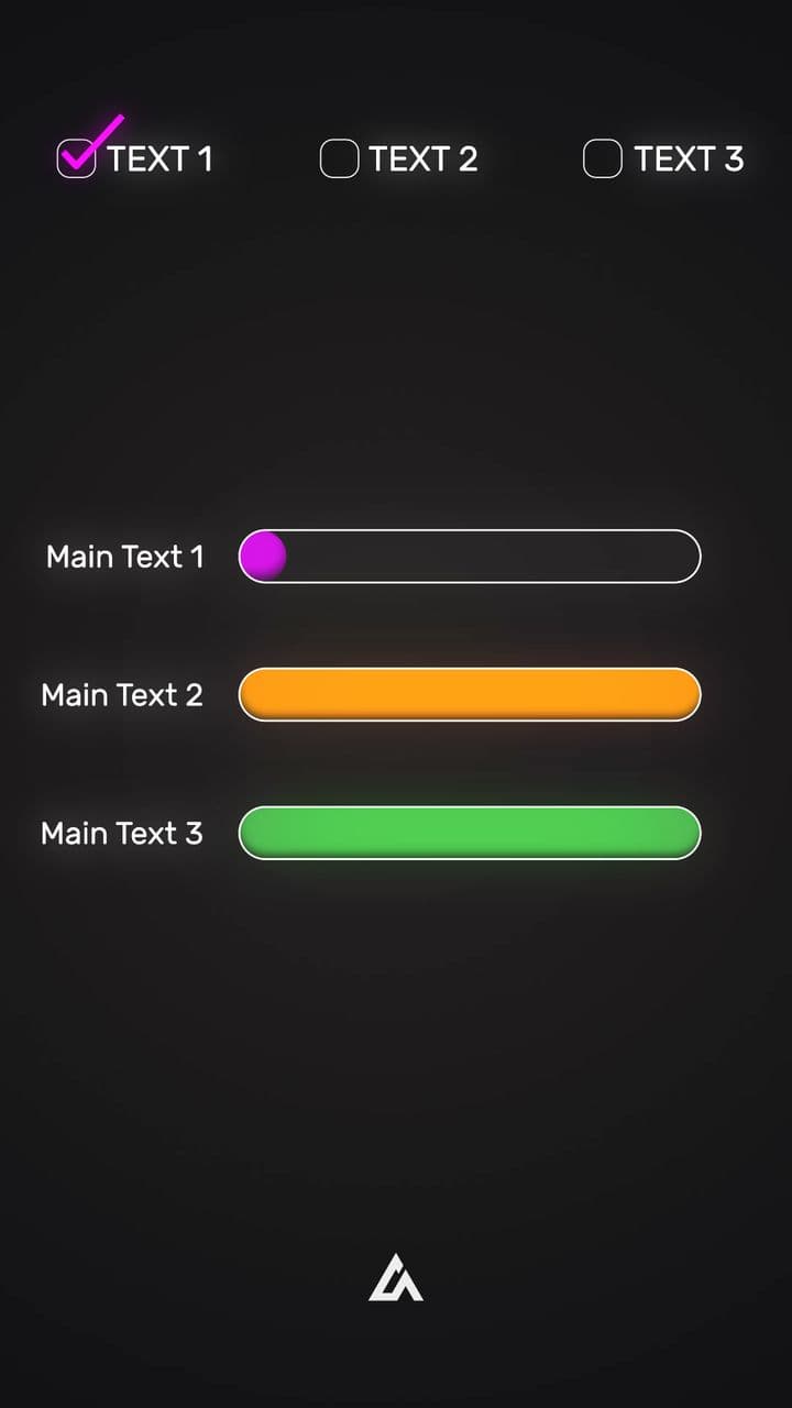 Interactive Metrics Comparison with 3 Topics and Progress Bars