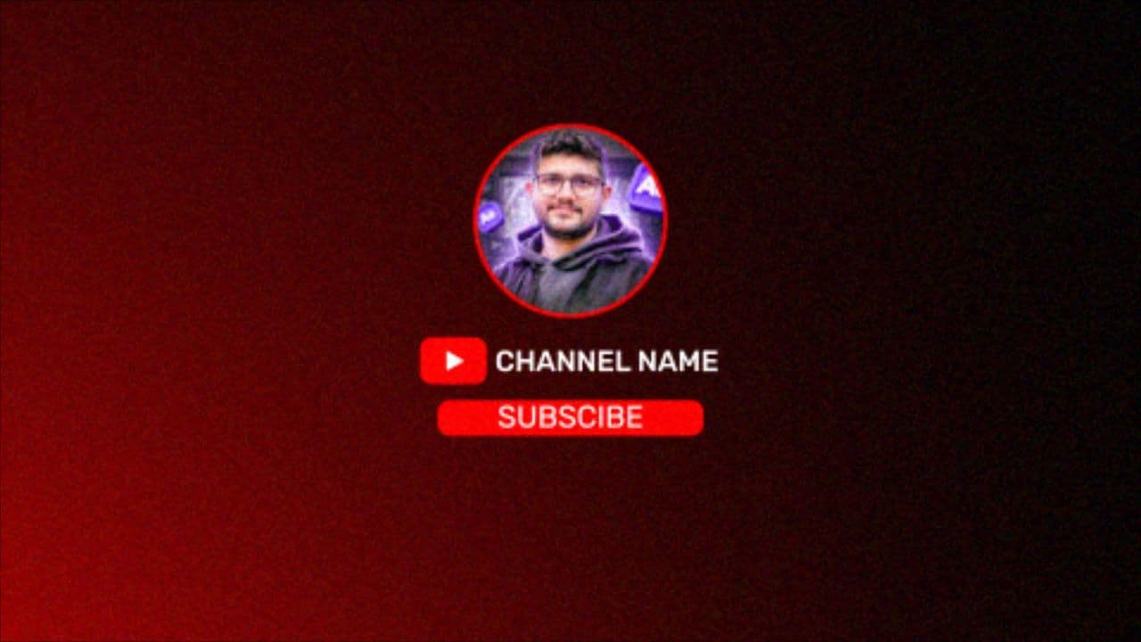 template Centered YouTube Subscribe Animation | Avatar-Focused CTA for Shorts preview