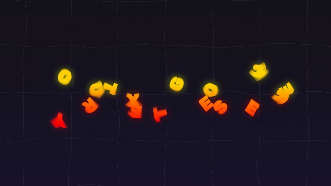 Exploding Text Animation with Scatter Effect