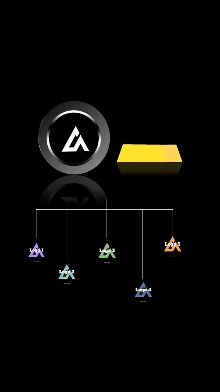 Tech Hierarchy Animation | 5 Branching Logo Reveals