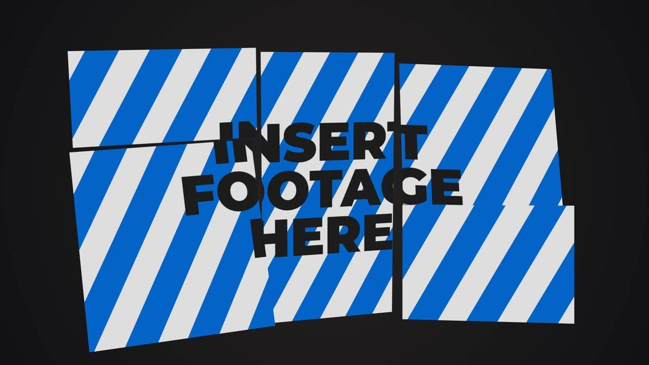 Image Slide-In with Nine-Segment Split