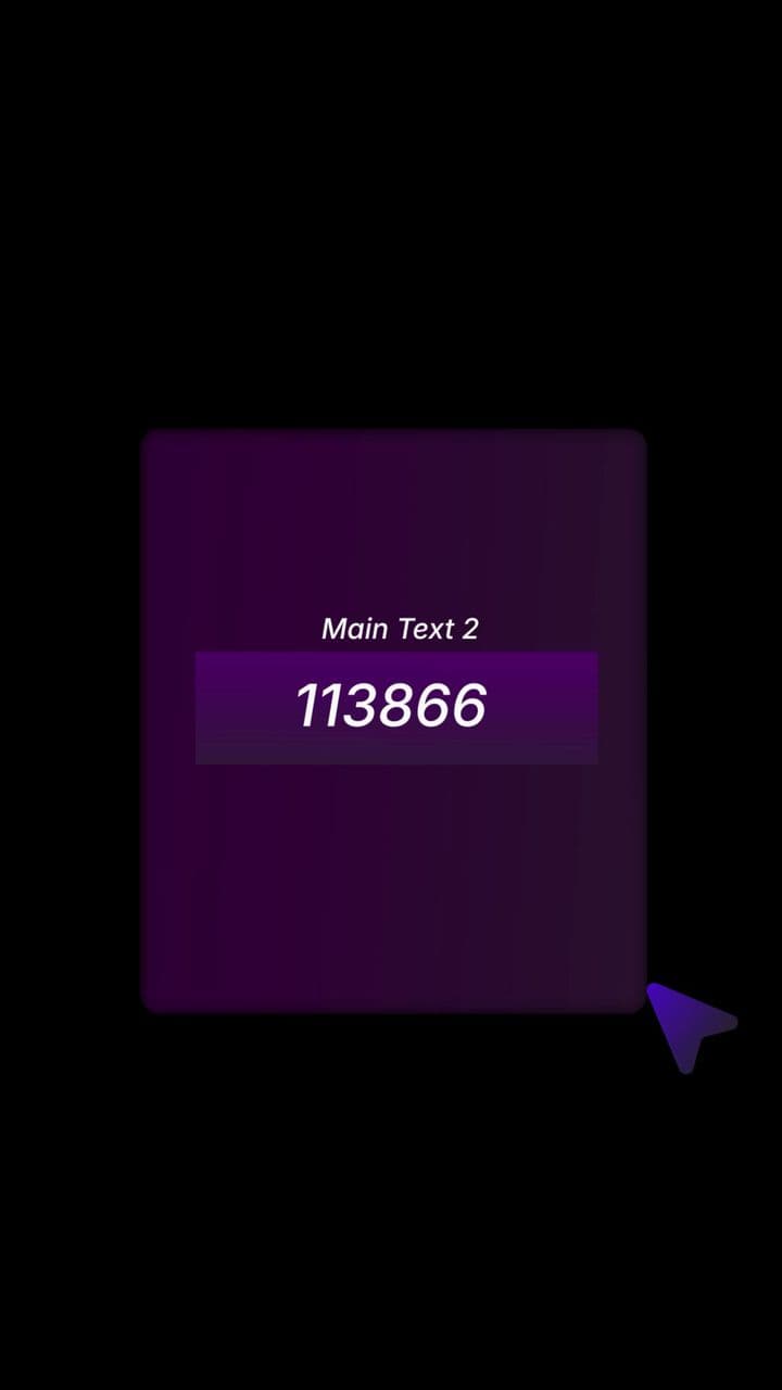 Modern Animated Data Callouts with Counting Effect (2 Stats)