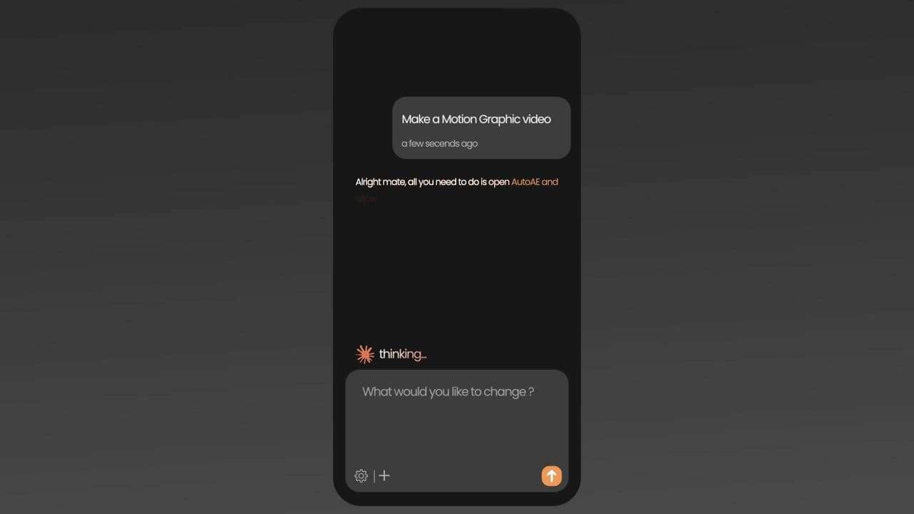 template Agent Launch Video Minimal Search Bar Animation preview