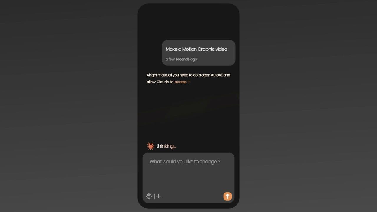 Agent Launch Video Minimal Search Bar Animation