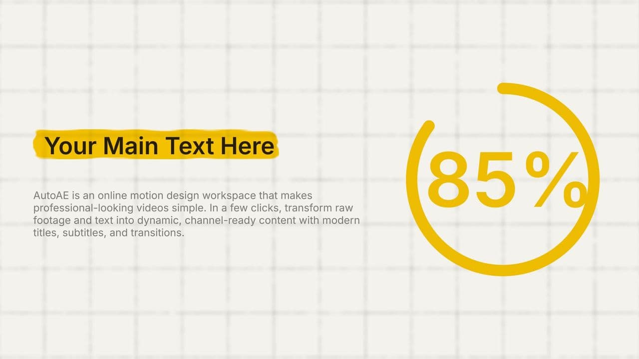 Clean Progress & Goal Tracking Infographic