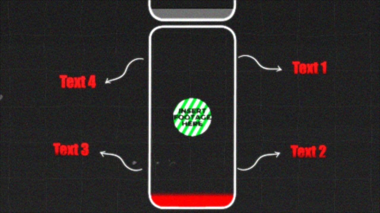 Smartphone Mockup with 4-Point Story Reveal