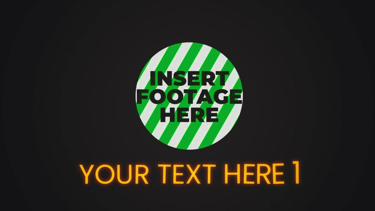 3 Sliding Logos with Bold Yellow Text