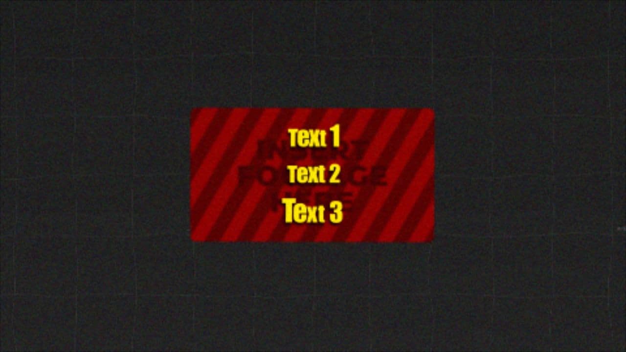 Retro Red-Tinted Image with Text Reveal