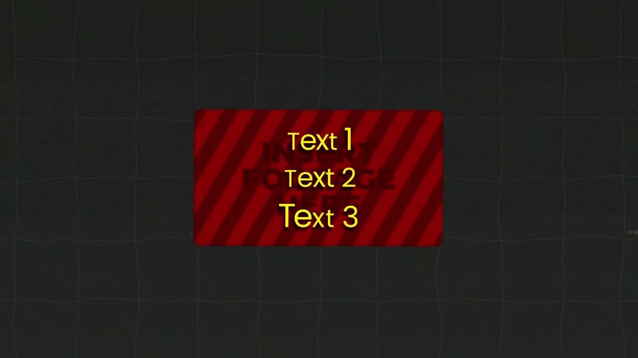 Retro Red-Tinted Image with Text Reveal