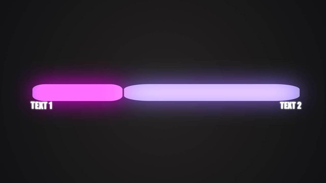 Striking Neon Collision Effect