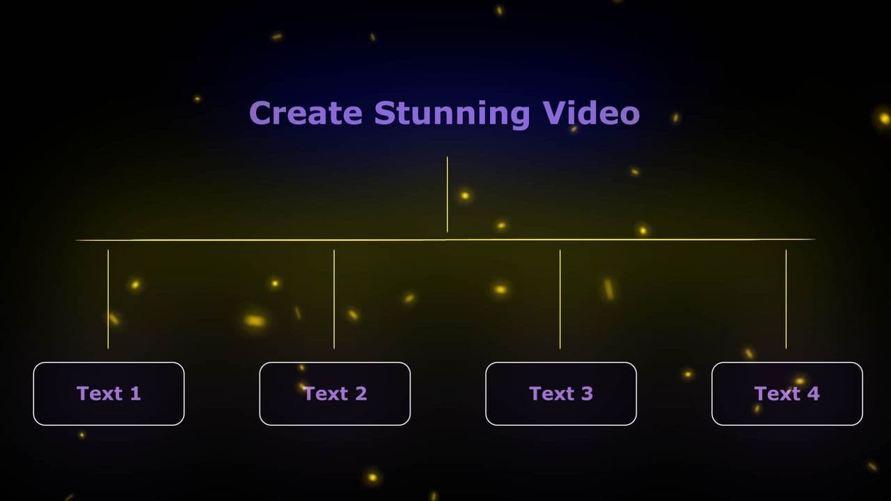 template Classic Dynamic Flowchart | Glowing & Interactive Effect preview