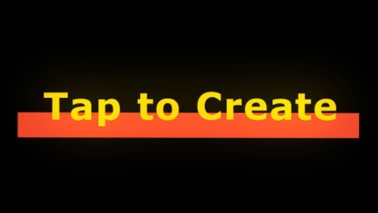 template Glowing Text with Bold Red Underline preview