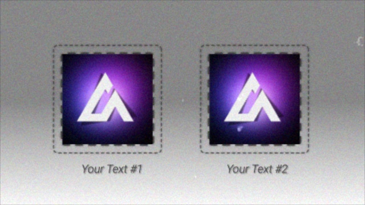 Hand-Drawn Style Dual Logo Comparison Animation