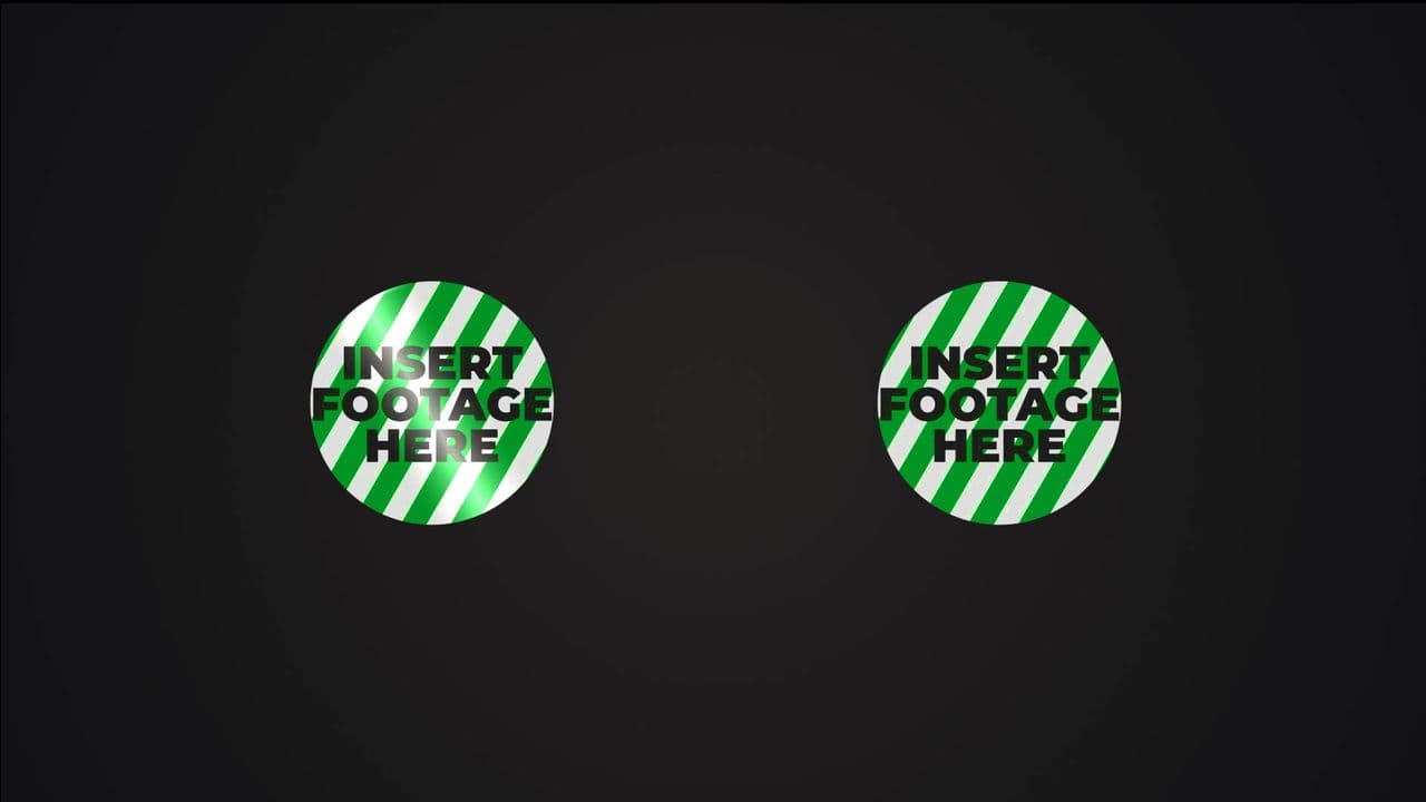 Triple Logo Display with Light Animation