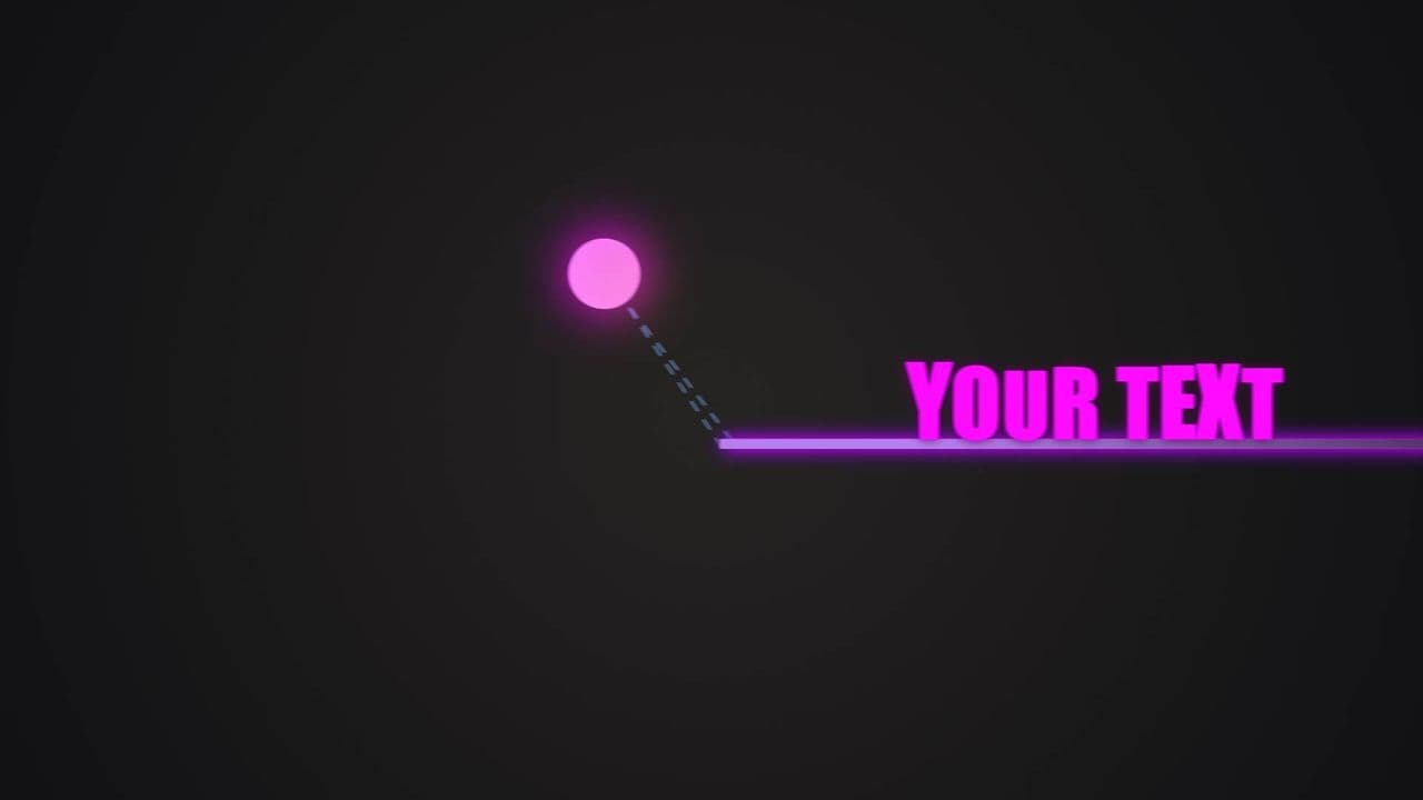 Pink Ball Dragging Glowing Purple Panel