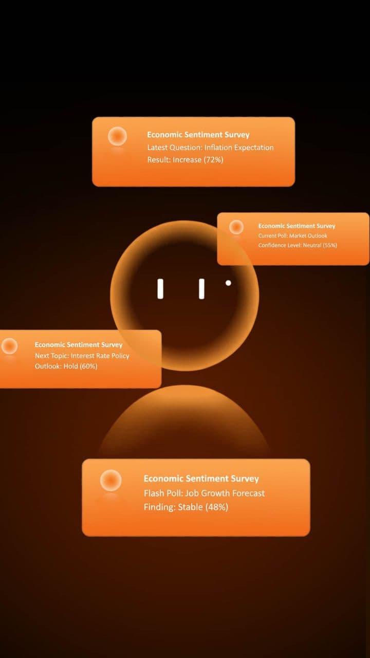 Dynamic Information Showcase with 4 Floating Text Cards