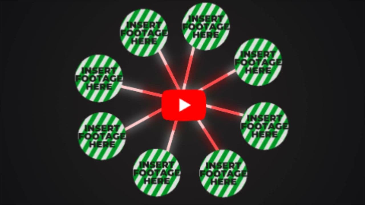 Spinning Wheel with YouTube Logo Center