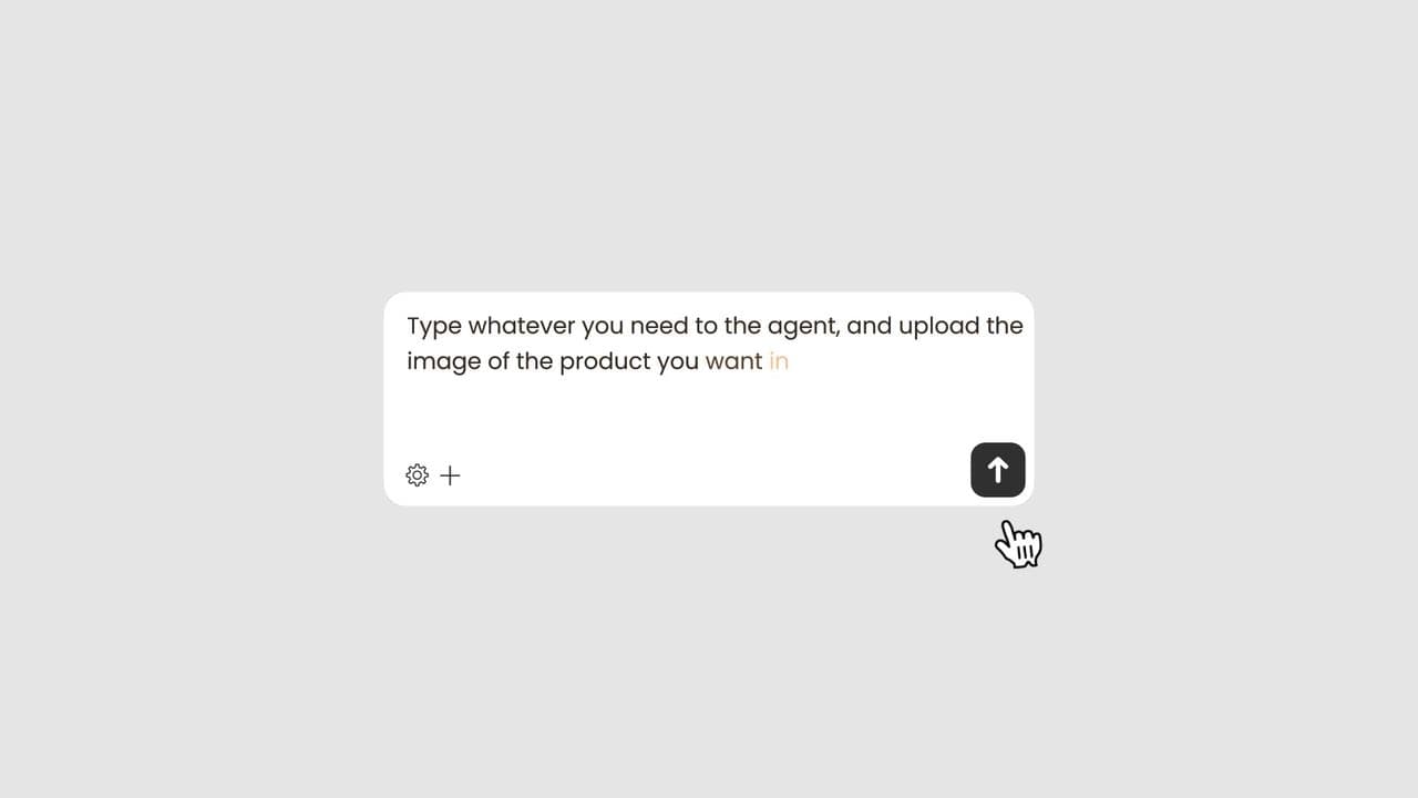 template Agent Launch Video Minimalist AI Agent Input preview