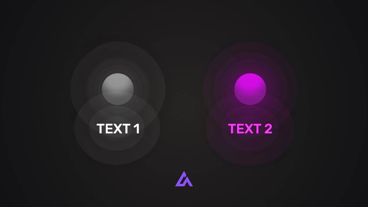 Drop Comparison Animation | 2-Option Visual with Glowing Impact