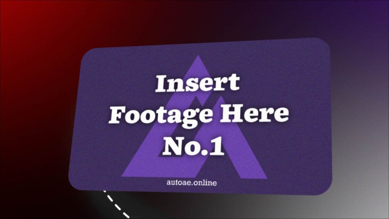 Sliding YouTube Channel with 3 Footages Connected by Dotted Lines