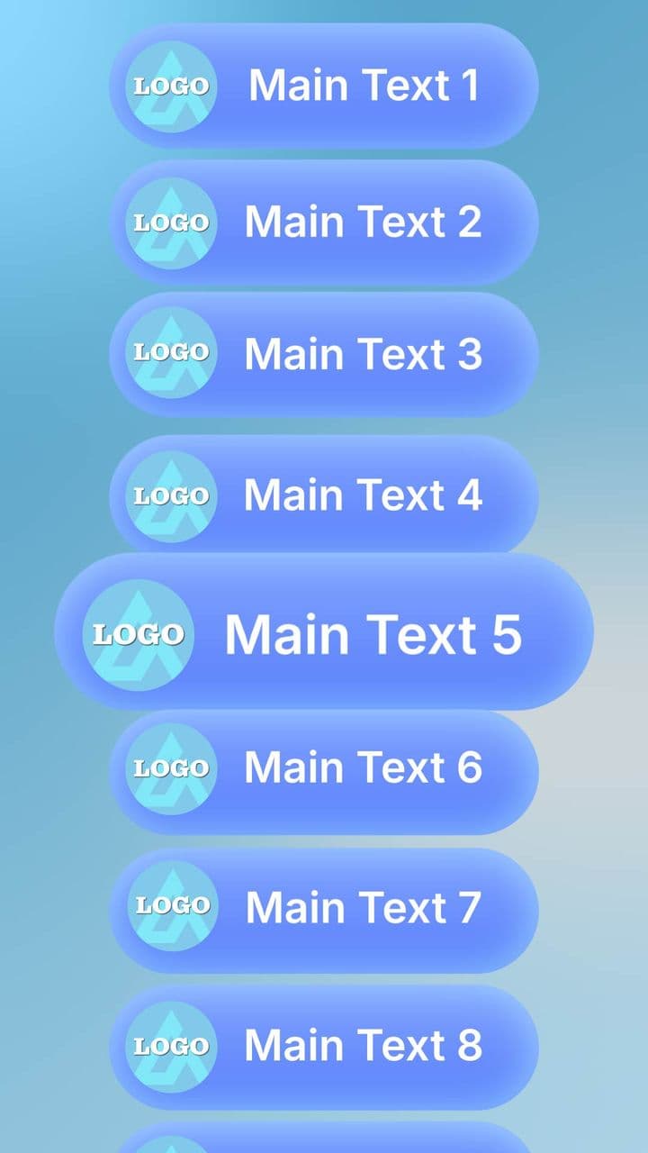SaaS Launch Video Scrolling Menu UI Animation