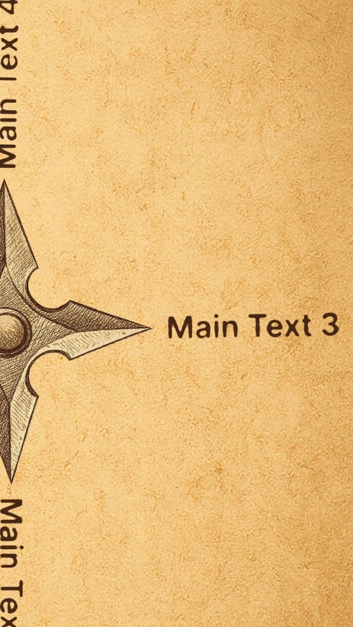 4-Point Shuriken Reveal Animation