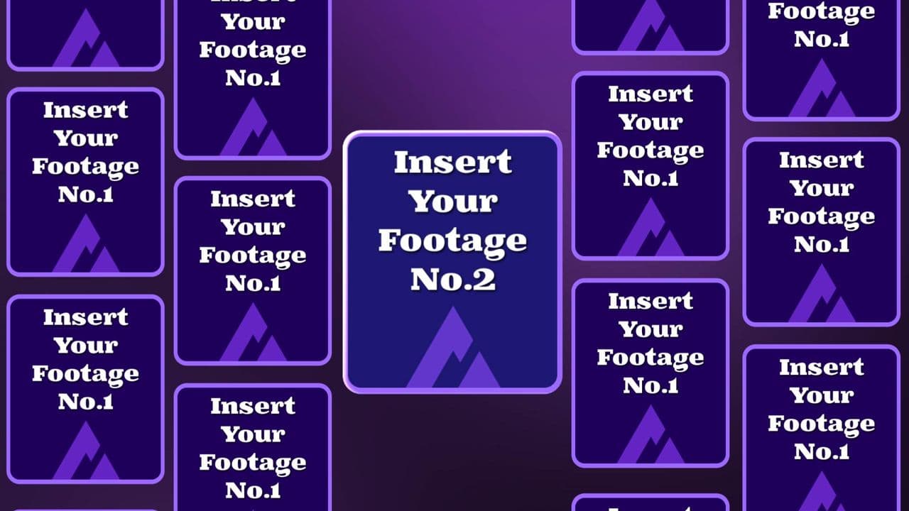 SaaS Launch Video Multimedia Grid Zoom Transition