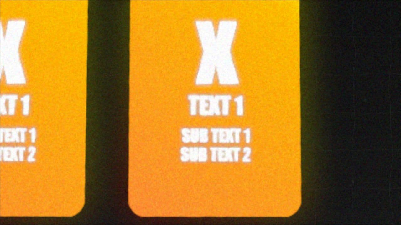 Retro Golden Card Pair with 3D Motion (Two Cards)