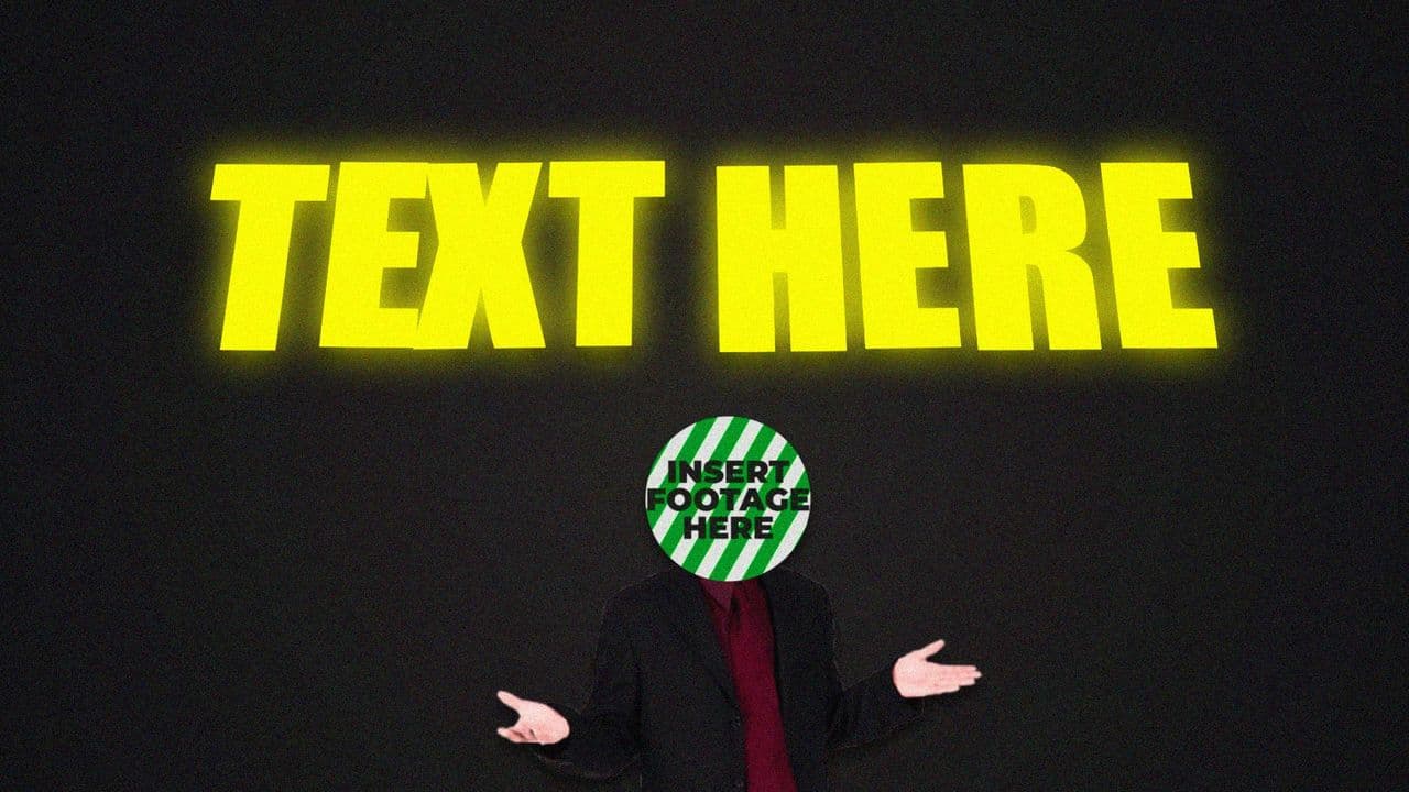 Pop-Up Character with Animated Text