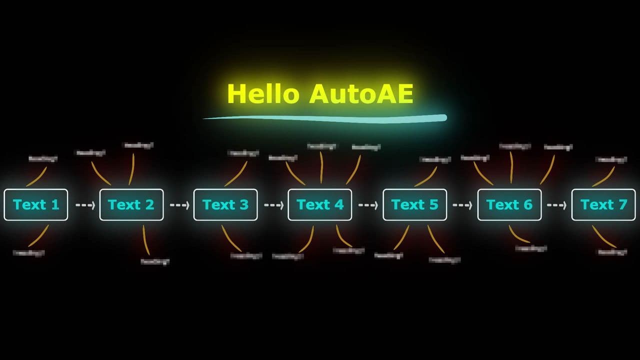 Sequential Flowchart Video | 7-Key Point Transition Clip