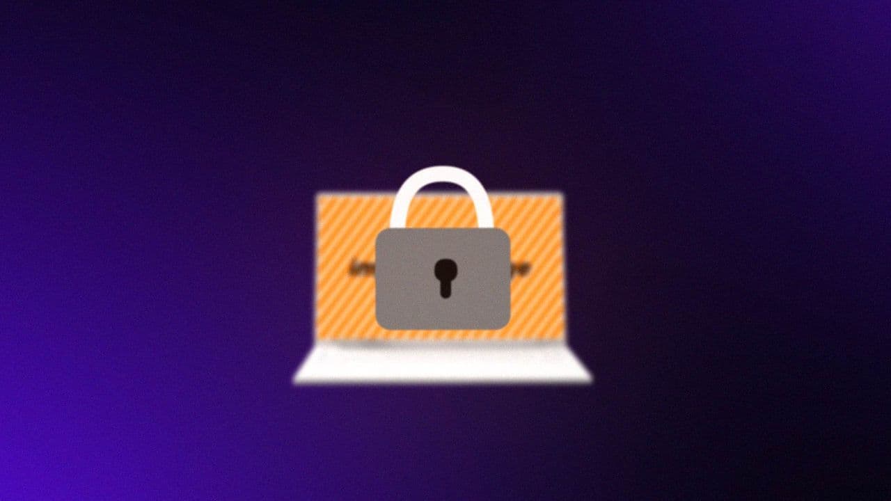 Locked Laptop Animation with Secret Reveal Effect