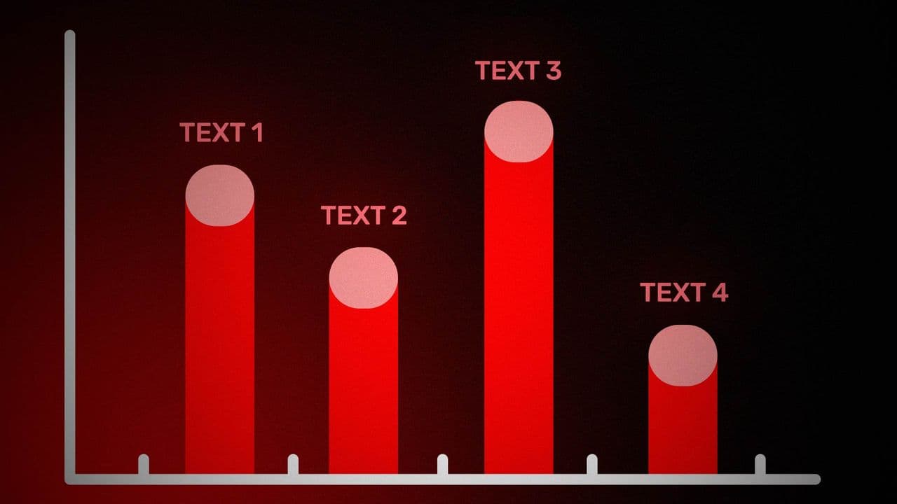4-Bar Chart Animation with Labels | Clean Data Comparison Visual