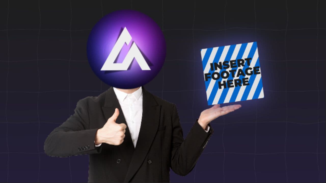 Animated Character | Holding a Logo