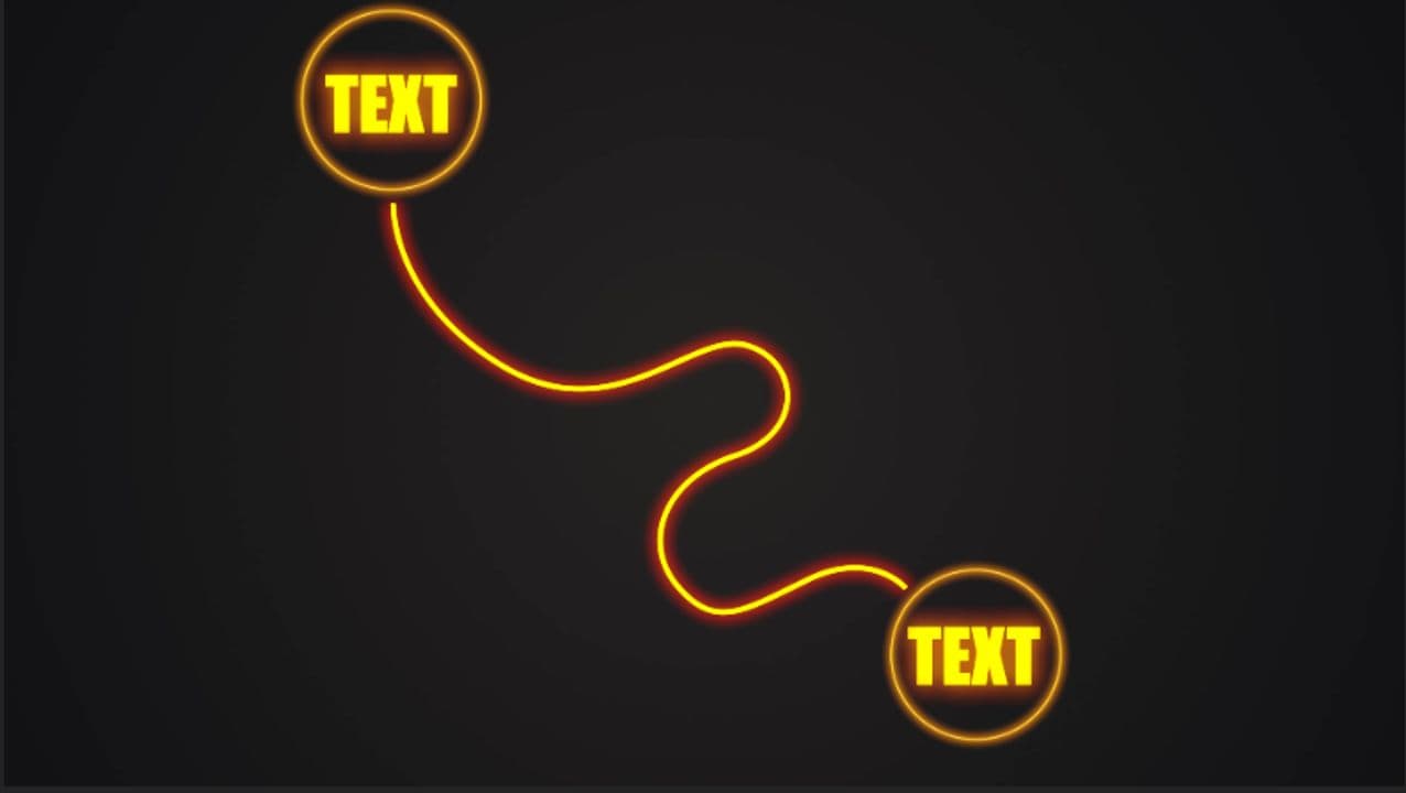 Glowing Text Step-by-Step Reveal | 2 Steps