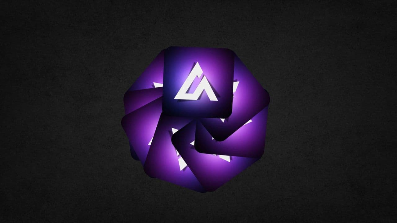 Rotating Logo Reveal with 3-Step Mosaic Clarity