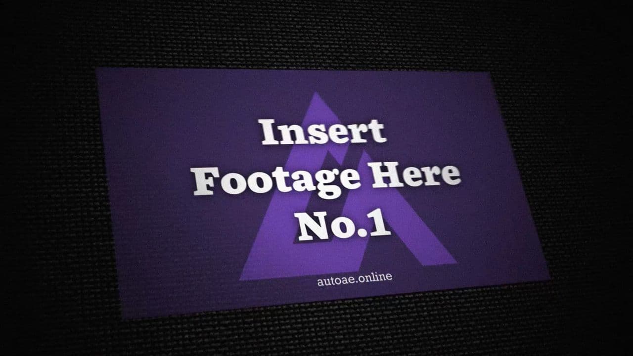 5 Footages YouTube Channel Sliding Animation