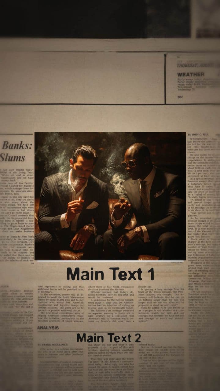 Documentary News Animation: 3-Footage & 3-Text Showcase