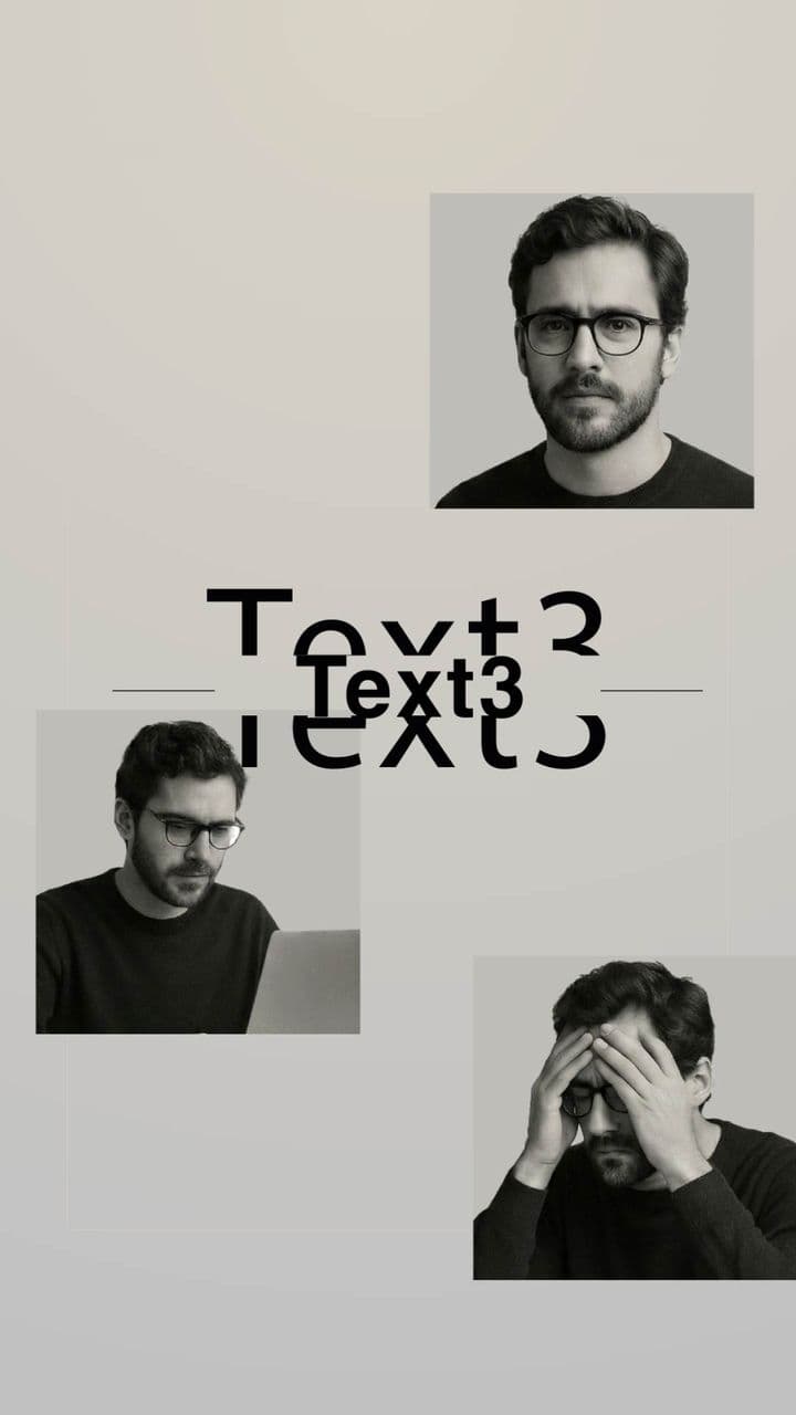 template Fast-Flash 3D Text Animation: Dynamic Camera Movement & Retro Film Look preview