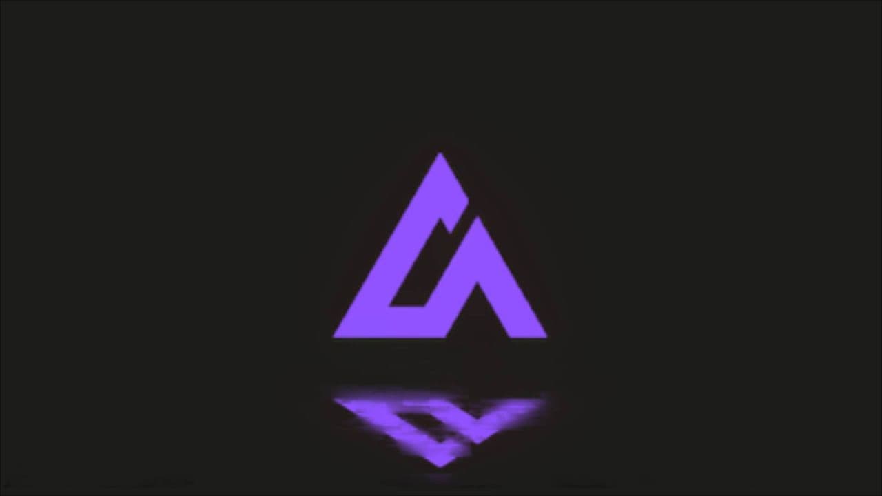 Neon Glow & Water Reflection Logo with Text