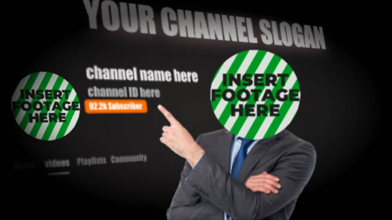 YouTube Channel Mockup with Dynamic Zoom