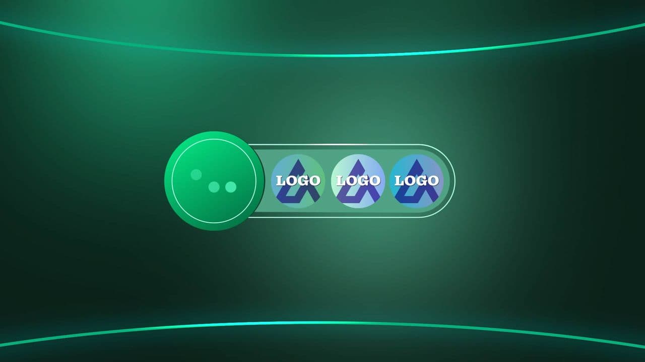 Launch Video 3 Logo Horizontal Slide Reveal