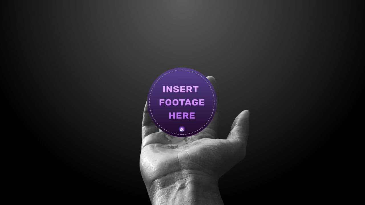 Surreal Hand and Floating Content Spotlight