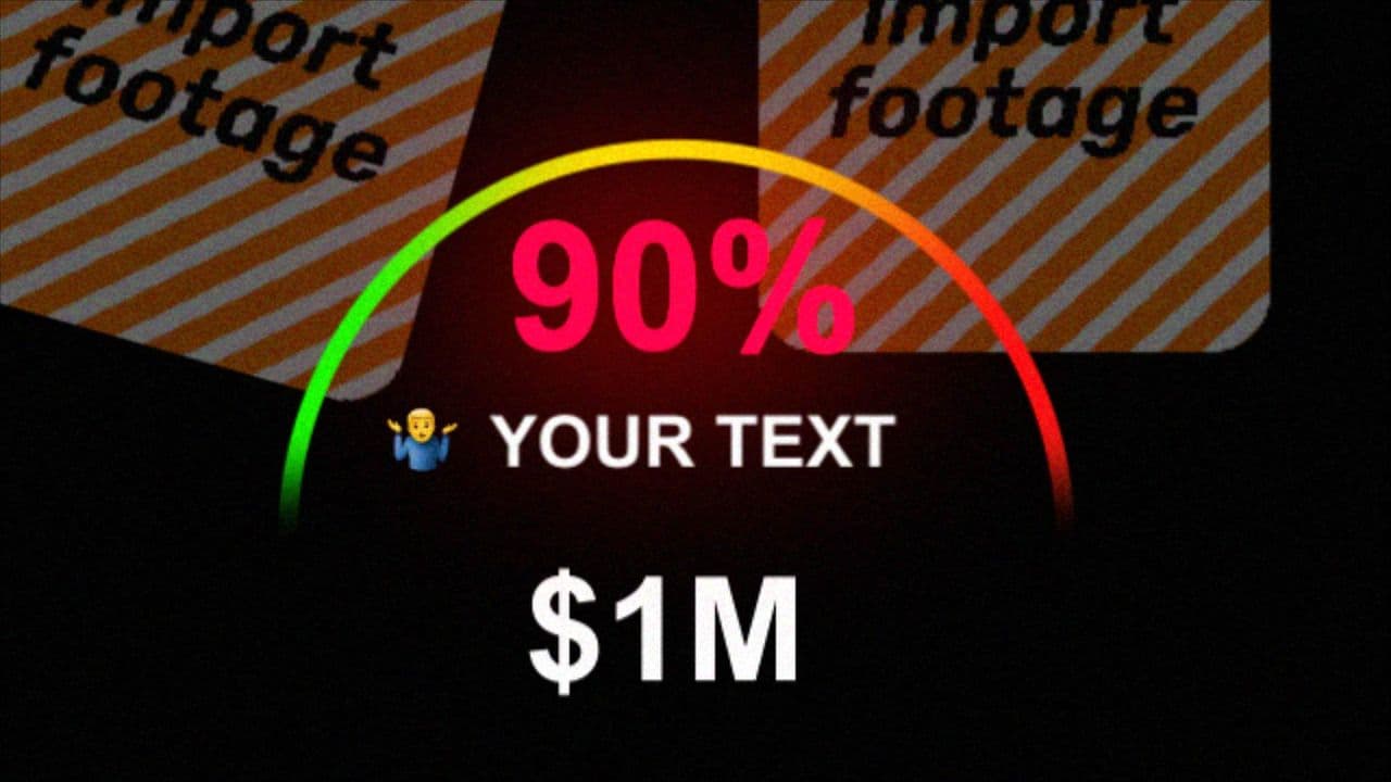 Futuristic Dashboard Gauge Animation