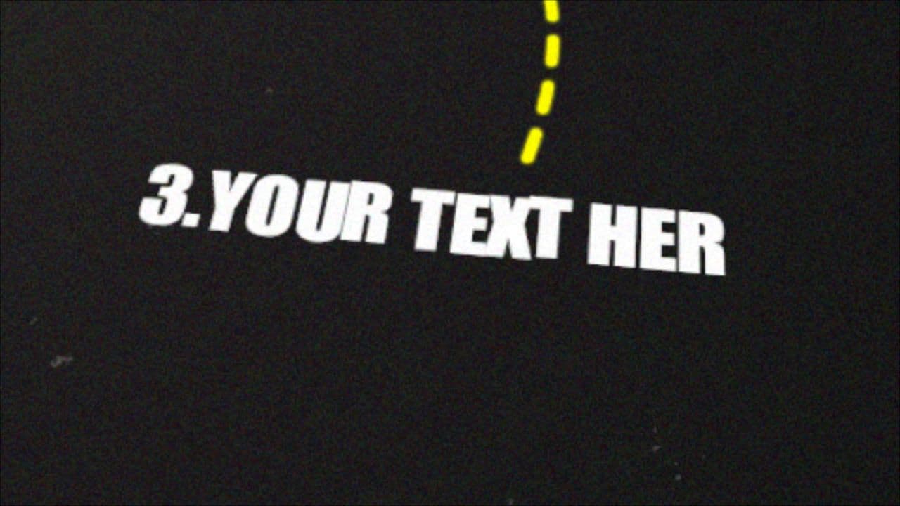 Yellow Dot Map Animation with 3-Step Text