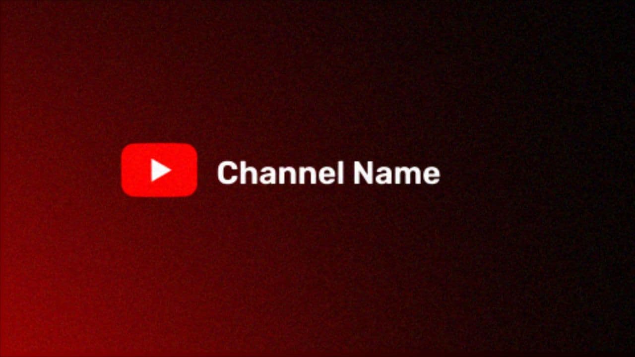 YouTube Channel Logo Reveal Animation | Bold Intro Branding