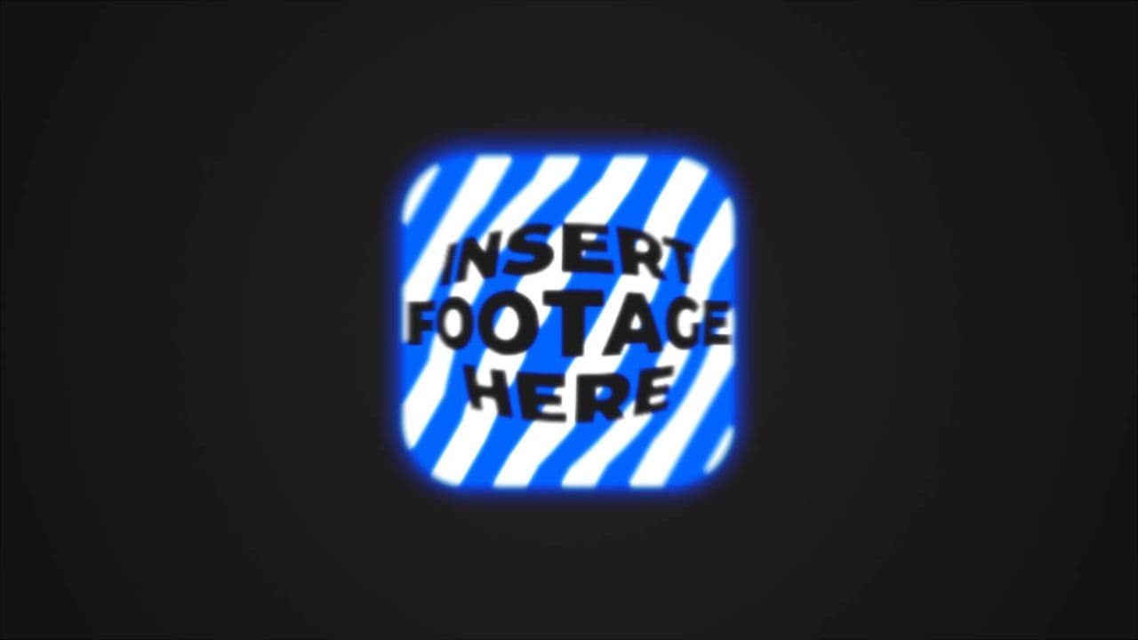 Single Logo with Expanding Focus Effect