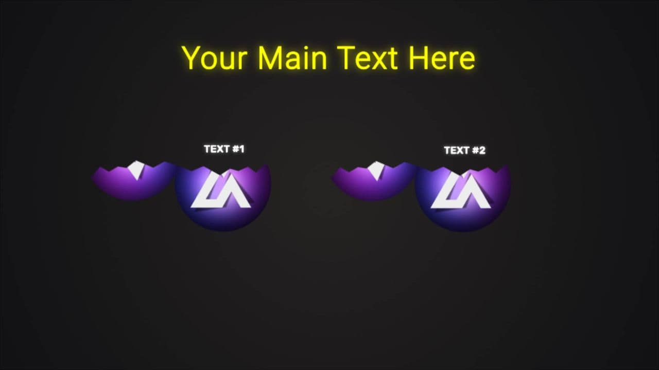 Sleek 2 Logo Reveal with Dynamic Text Highlight