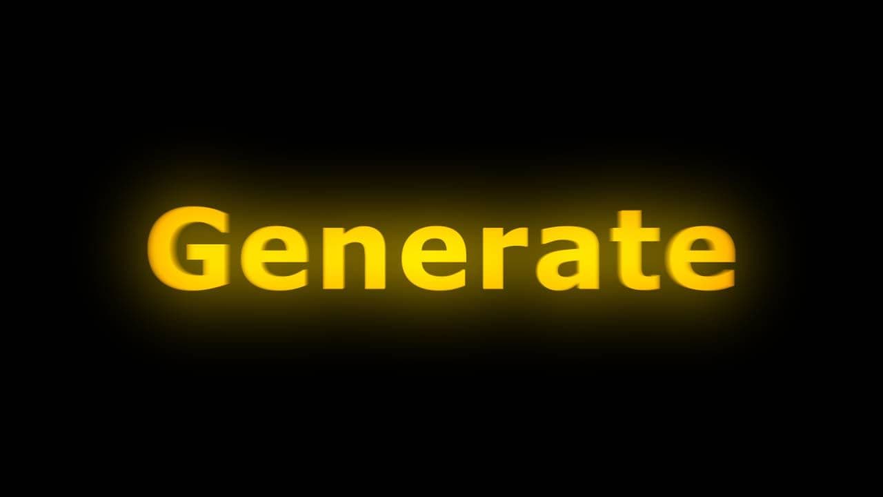 Fluorescent Text Transition | Dynamic Glow Effect
